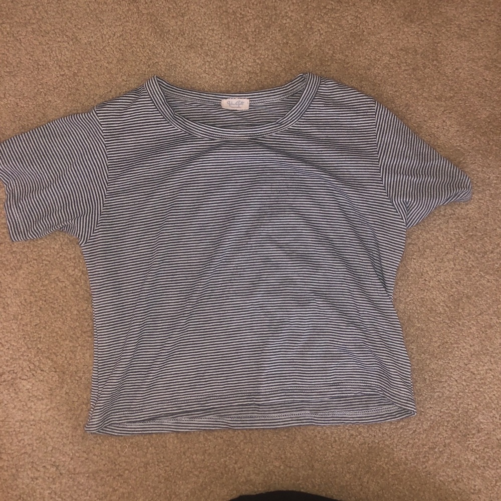 Brandy Melville Striped Crop Top